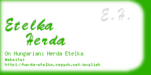 etelka herda business card